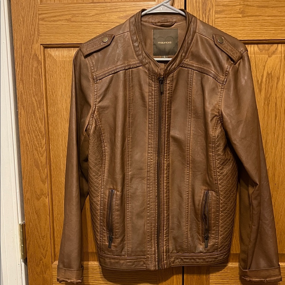 Maurices Brown Bomber Jacket